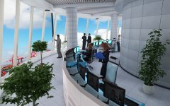 調(diào)度室操作臺(tái)與監(jiān)控電視墻距離是多少？