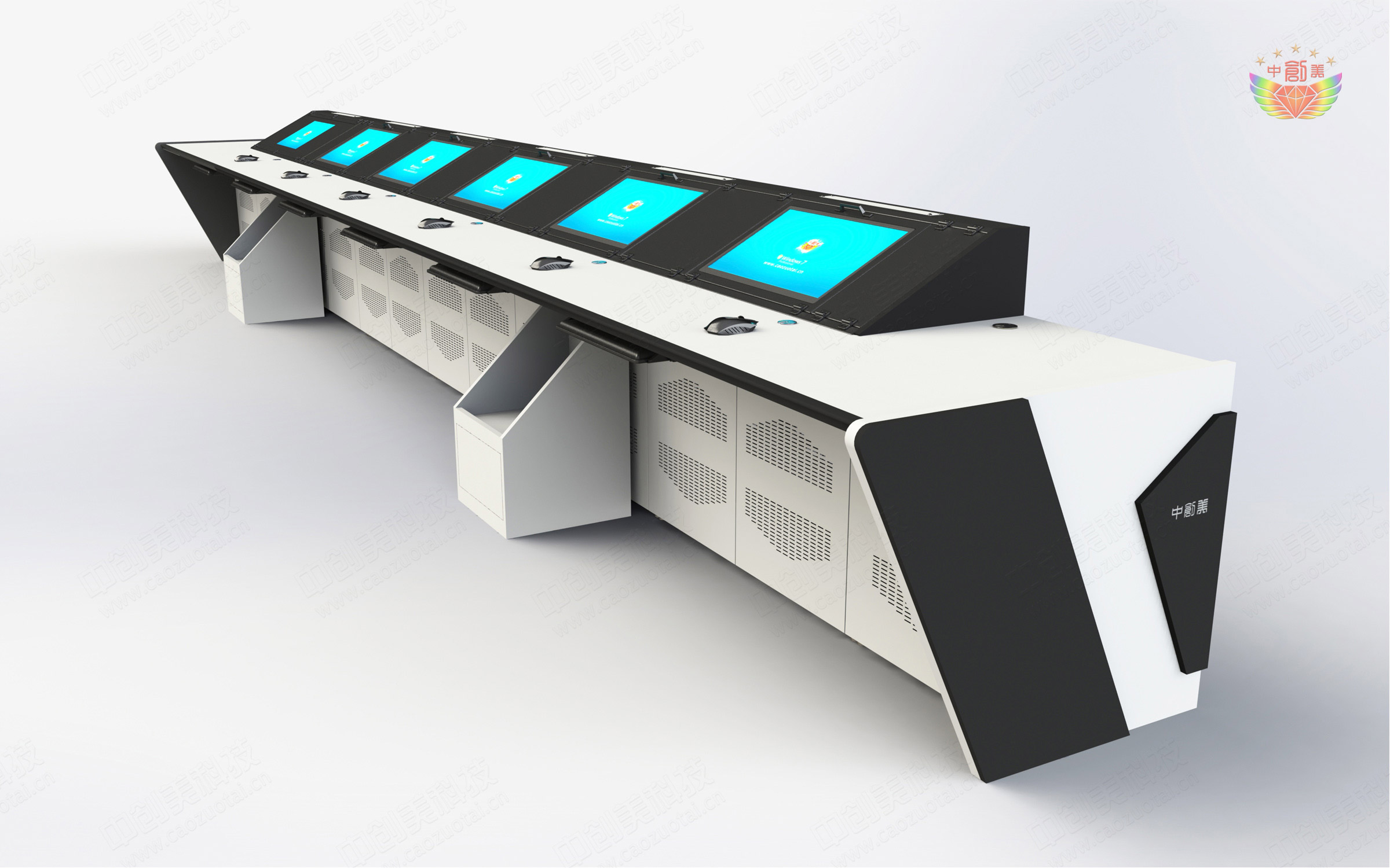 斜面操作臺(tái)效果圖