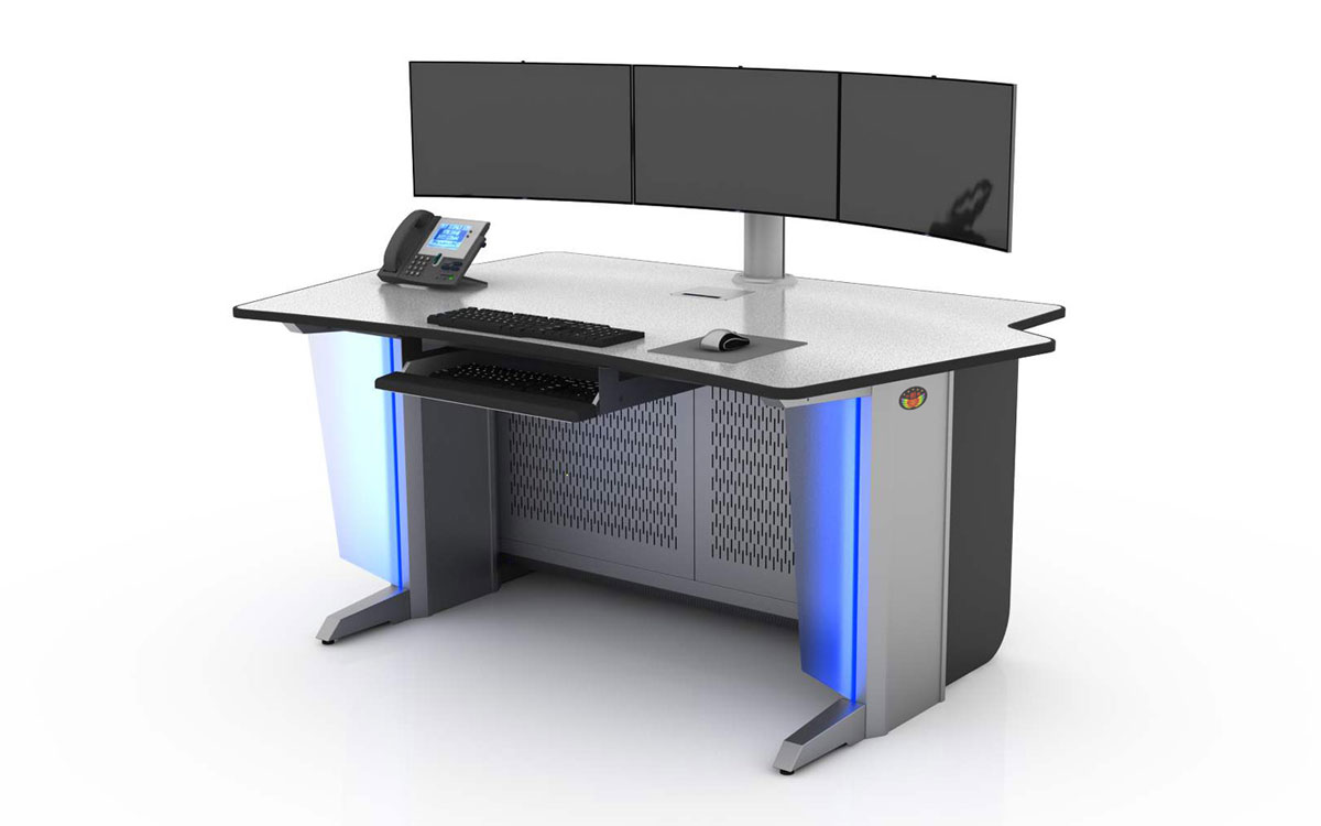 專(zhuān)業(yè)監(jiān)控調(diào)度臺(tái)效果圖