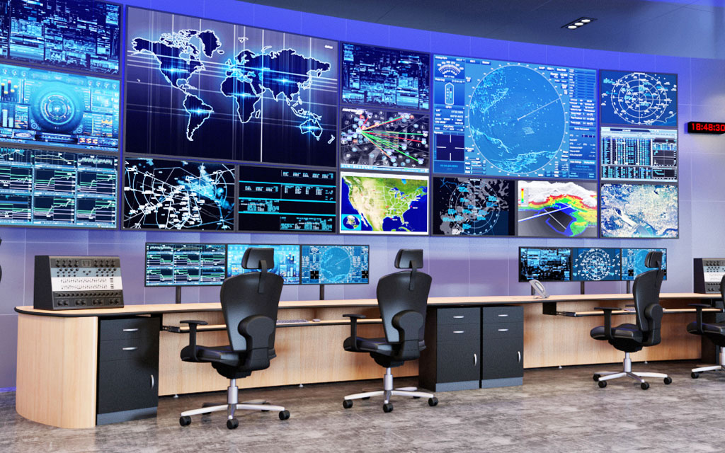 指揮中心操作臺(tái)圖片