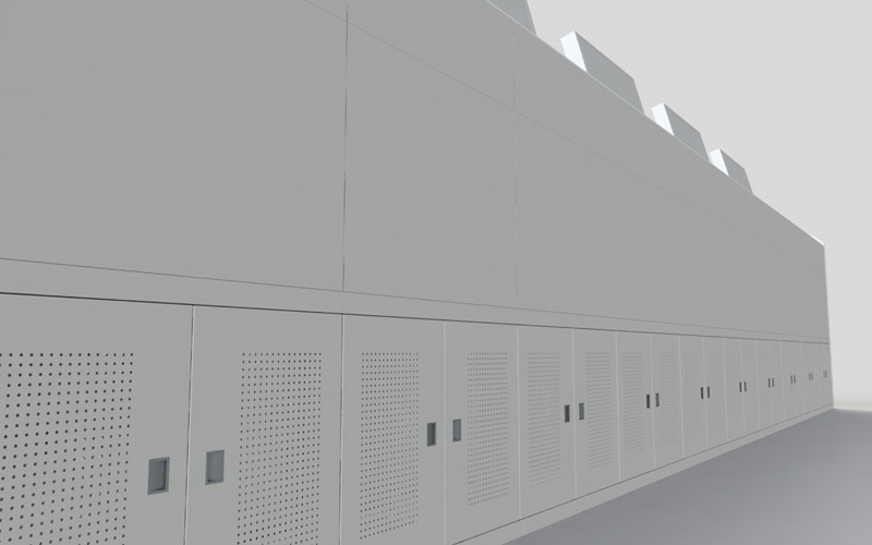 集中控制操作臺(tái)前后門(mén)板圖片