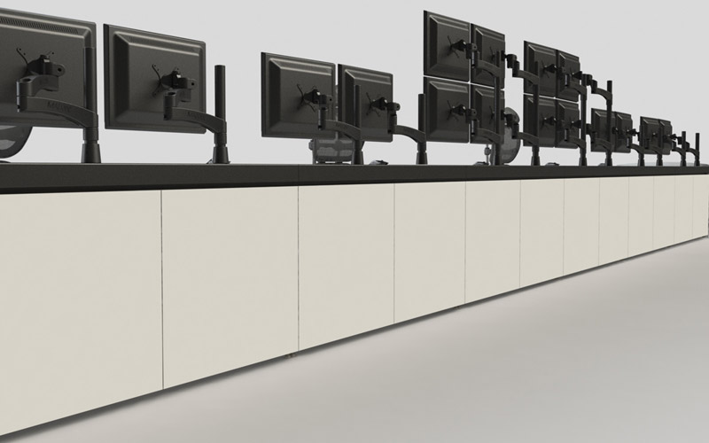 電力公司指揮調(diào)度臺(tái)桌前后門板圖片